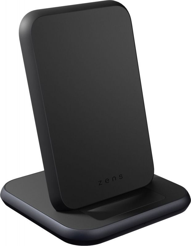 Беспроводное зарядное устройство Zens Aluminium Stand Fast Wireless Charger, 18 Вт, черный  #1