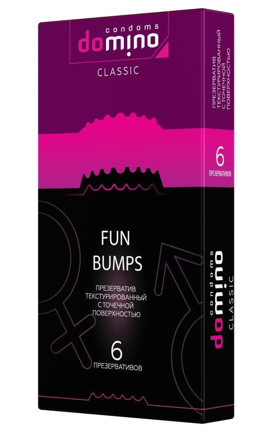 Текстурированные презервативы DOMINO Classic Fun Bumps - 6 шт. #1