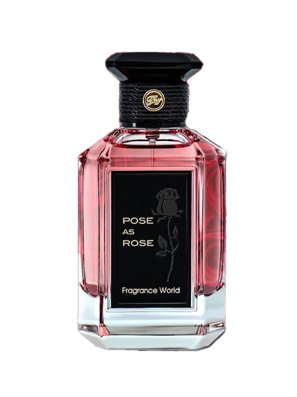 Fragrance World Rose As Rose Парфюмерная вода для женщин сладкая c ароматом пудровой розы, 100 мл  #1