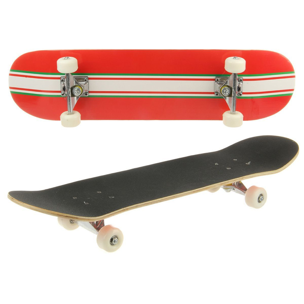 Деревянный скейтборд 78*20 см, Veld Co / PU колеса / Доска для катания  #1