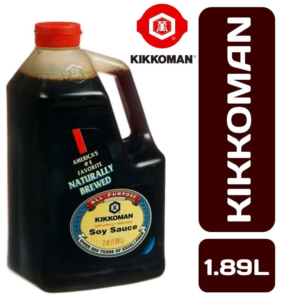 KIKKOMAN Cоевый соус 1,89 л Naturally Brewed Soy Sauce (Киккоман) НАТУРАЛЬНОГО БРОЖЕНИЯ США  #1