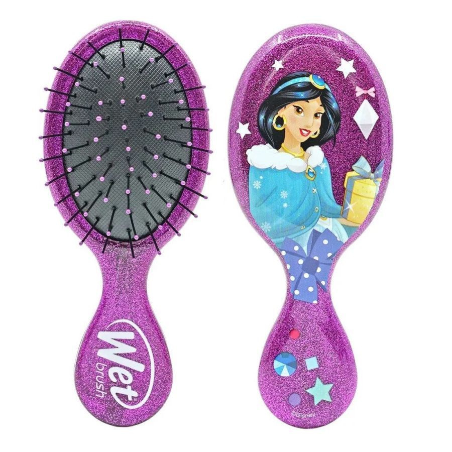 Wet Brush Расчёска для спутанных волос / Disney Mini Detangler Glitter Ball Jasmine BWR832JASMG  #1