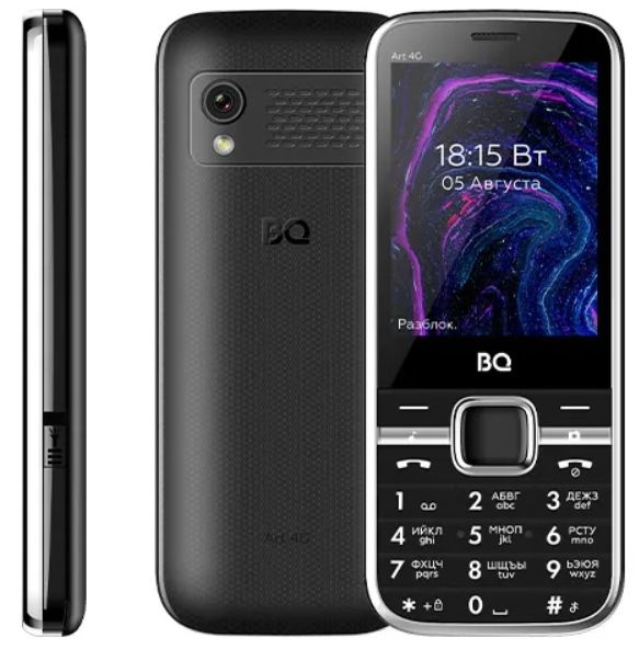 BQ Мобильный телефон BQ-2800L Art 4G, черный #1