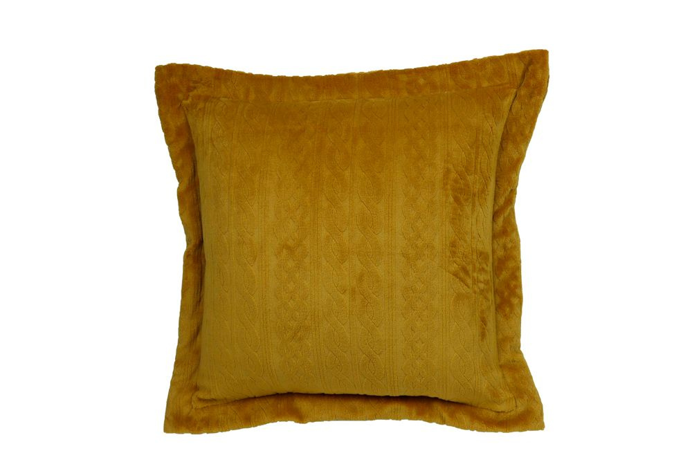 Подушка декоративная Delicatex Верона 50x50, подушка для дивана, подушка интерьерная, цвет gold  #1