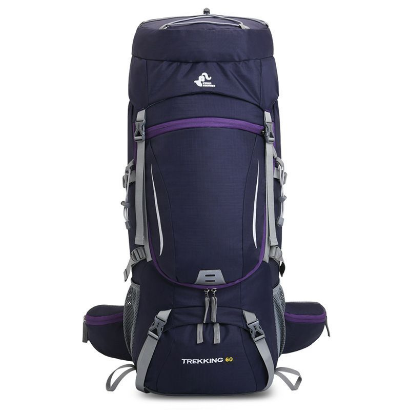 Походный Кемпинговый Туристический рюкзак с каркасом Free Knight Trekking 60 Фиолетовый  #1