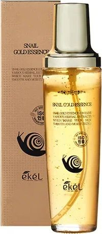 EKEL / Экель Snail Gold Essence Эссенция для лица увлажняющая с золотом и муцином улитки 150мл / корейская #1