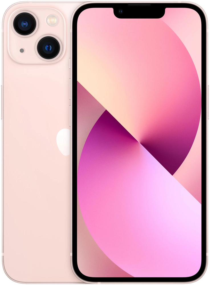 Apple Смартфон iPhone 13, nano SIM + eSIM 4/128 ГБ, розовый #1