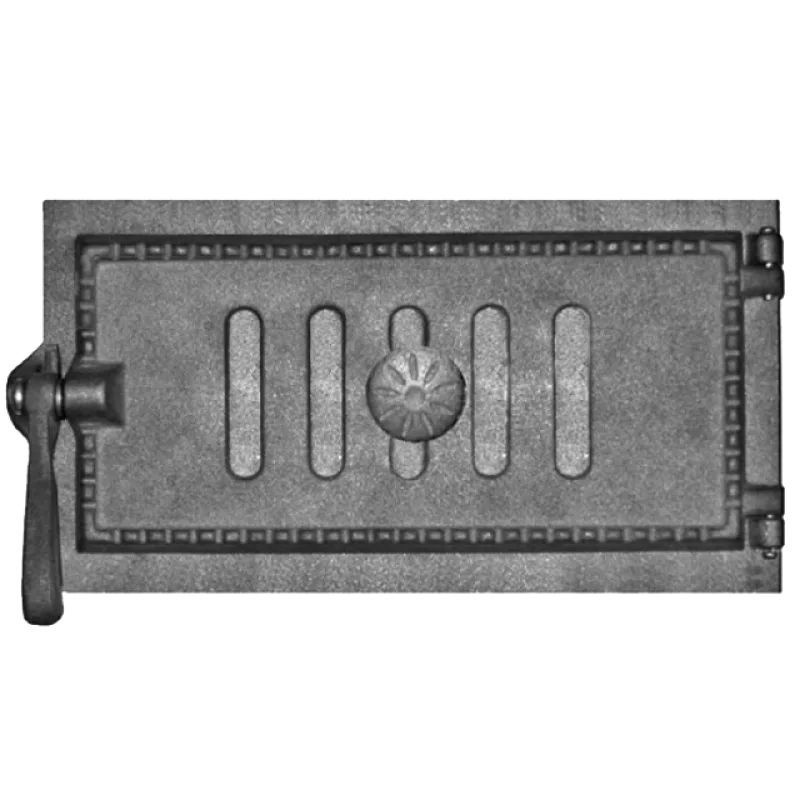 Дверца поддувальная для печи чугунная уплотненная Рубцовск ДПУ-3, 290х140  #1