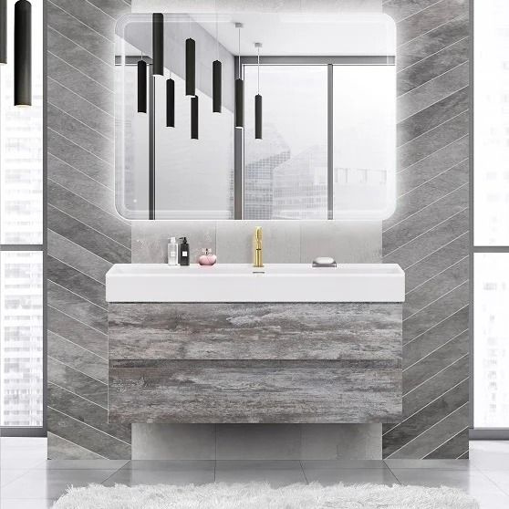 Мебель для ванной Cezares Molveno 46 120 legno grigio #1