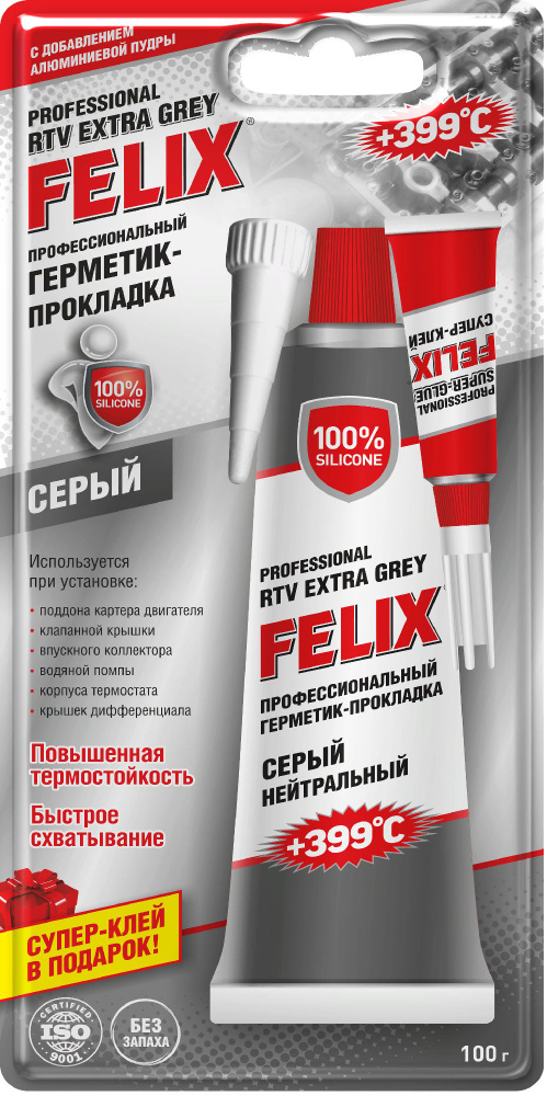 FELIX Герметик-прокладка (серый) (туба 100 гр) #1