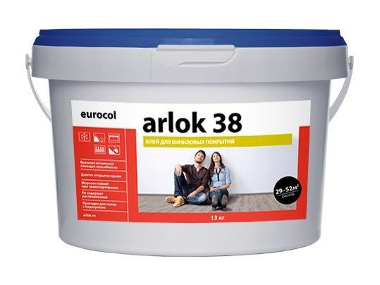Водно-дисперсионный клей 38 Arlok (3,5 кг) eurocol для напольных покрытий  #1