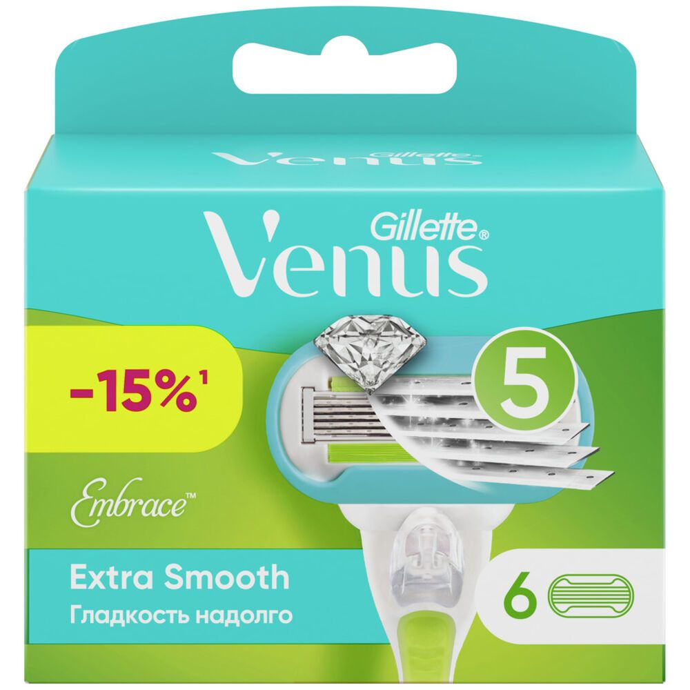 Gillette Venus Сменные кассеты Embrace, 6 шт. #1