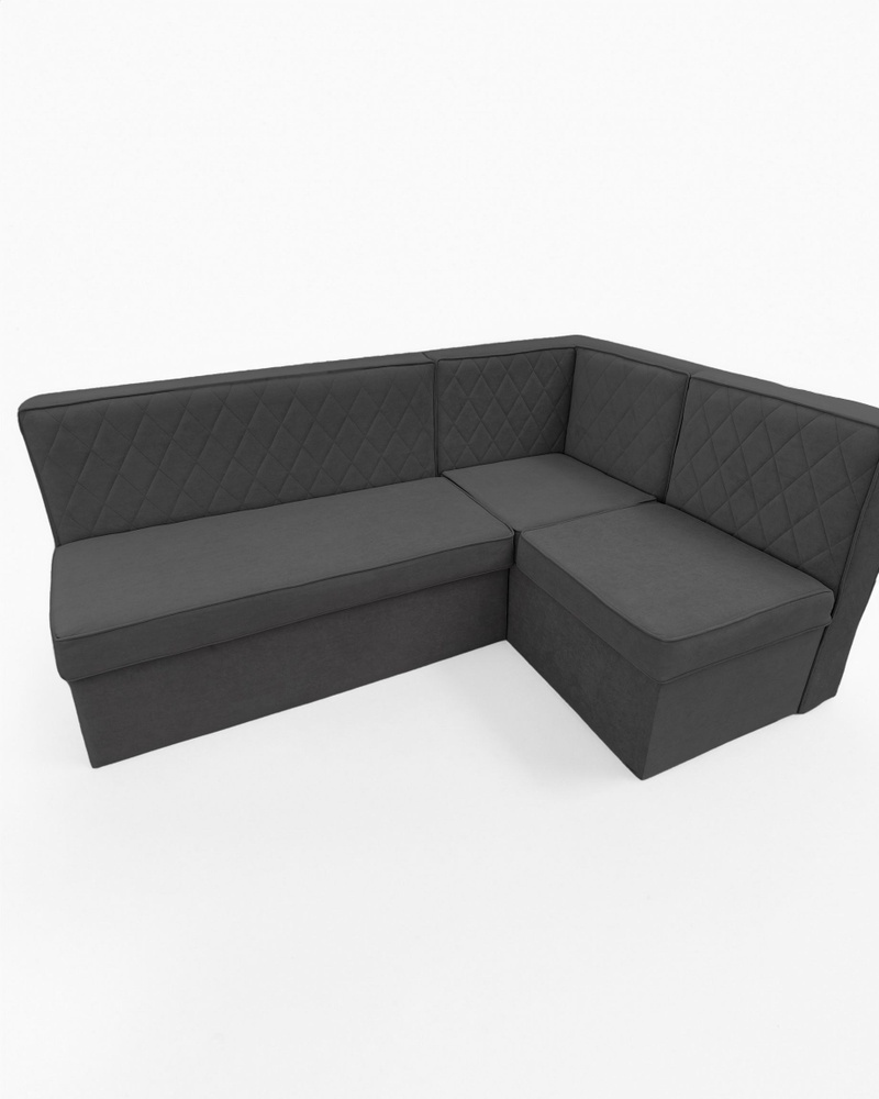 Оникс Угловой диван , механизмДельфин,180х120х82см, серый #1
