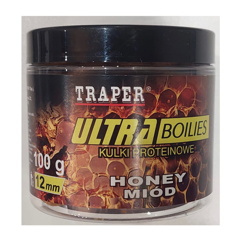 Бойлы Traper Ultra Boilies Miod 12mm (мед, 100г) #1