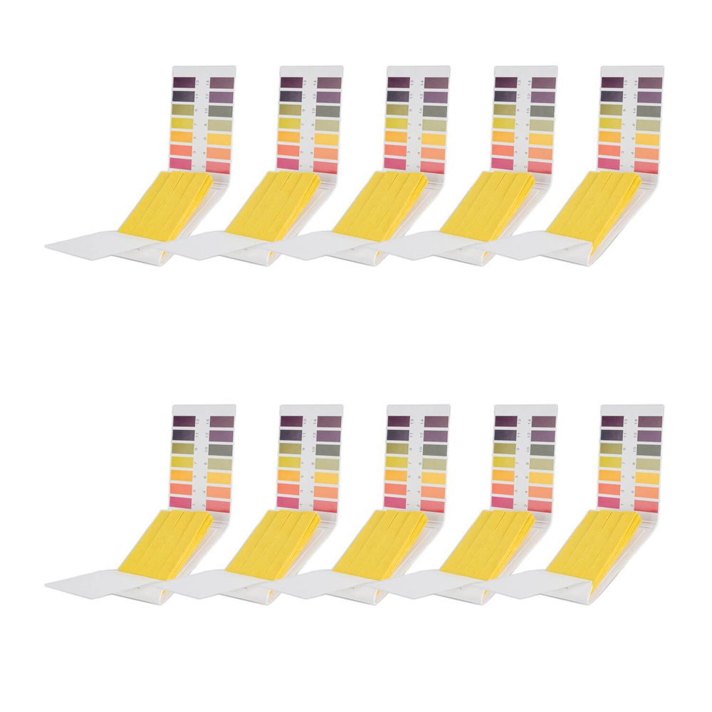 PH полоски для измерения кислотности (лакмусовые, индикаторные), тест-полоски для воды, 80 полосок (10 #1