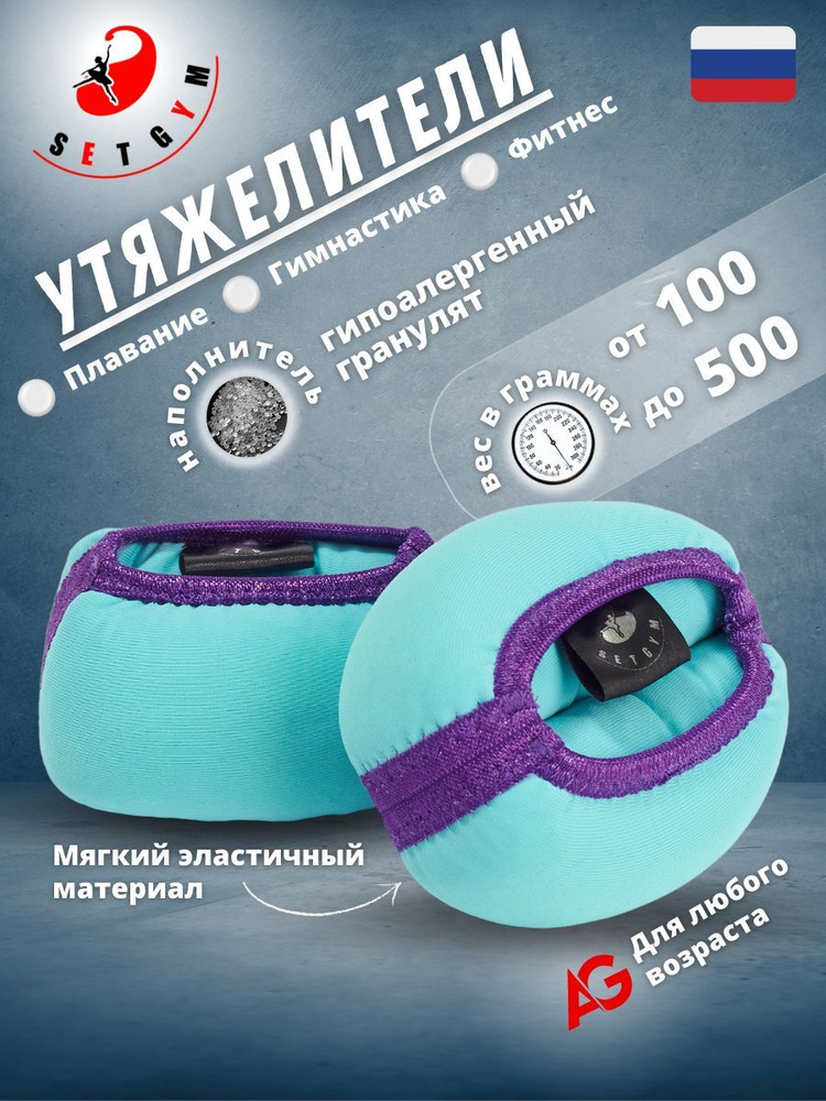 SETGYM Утяжелители 2шт  , 0.4 кг #1