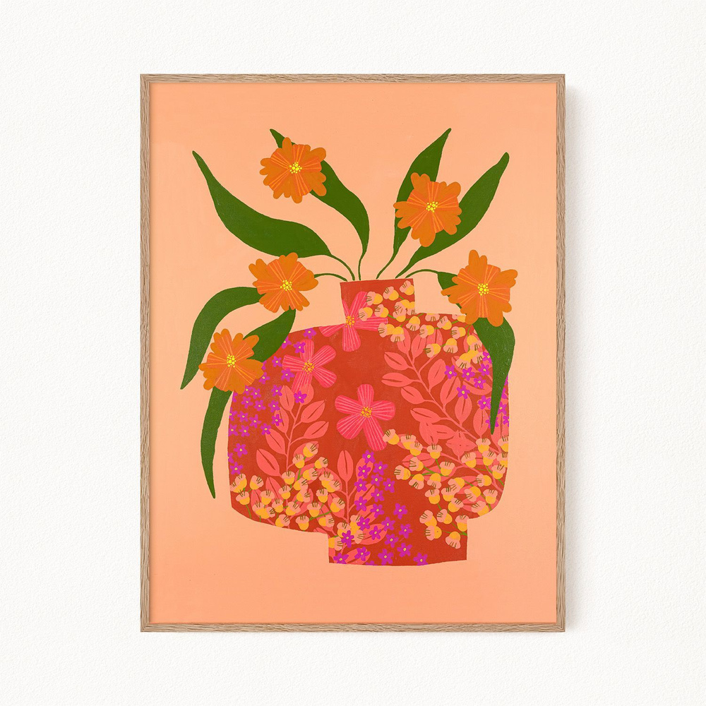 Постер "Peach Blooms", 21х30 см #1