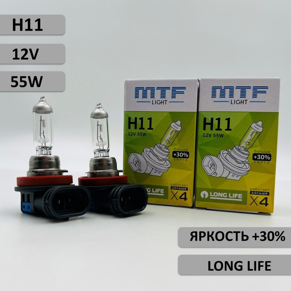 Лампа автомобильная MTF Light 12 В, 2 шт. купить по низкой цене с доставкой  в интернет-магазине OZON (1173306066)