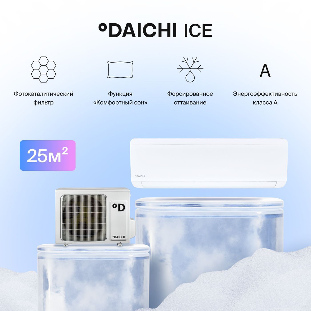 Кондиционер Сплит-система Daichi ICE ICE25AVQ1/ICE25FV1 #1