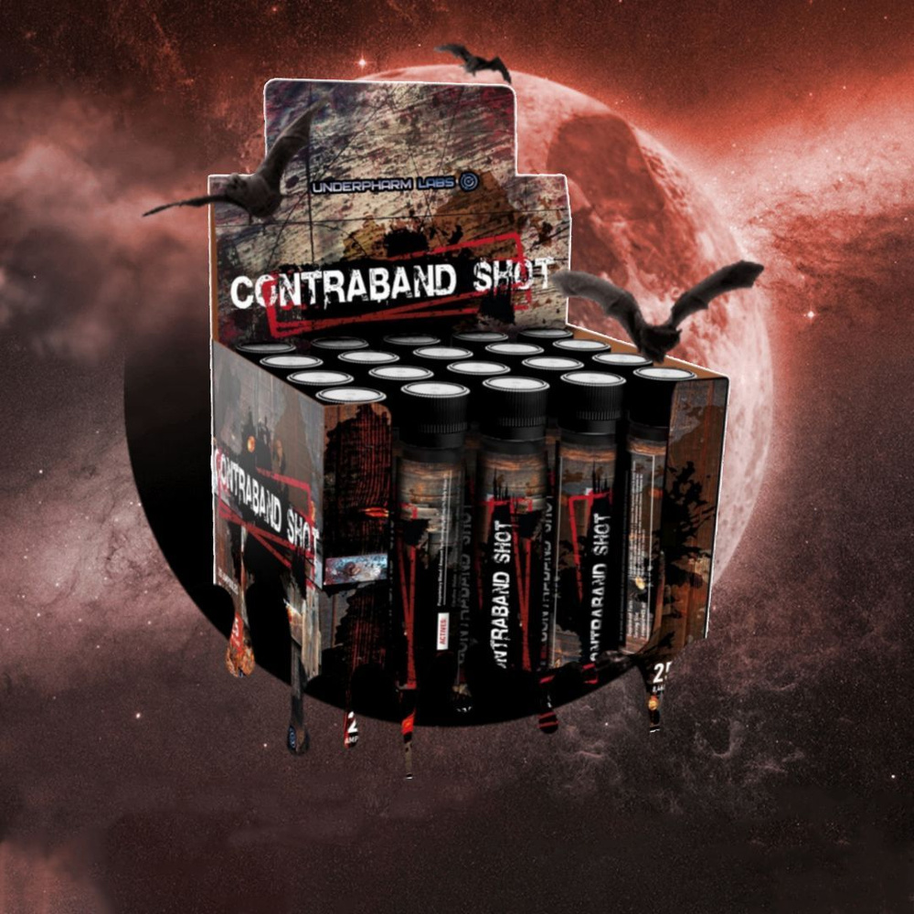 Предтреник в готовом виде Contraband (Underpharm Labs) 20 шотов #1