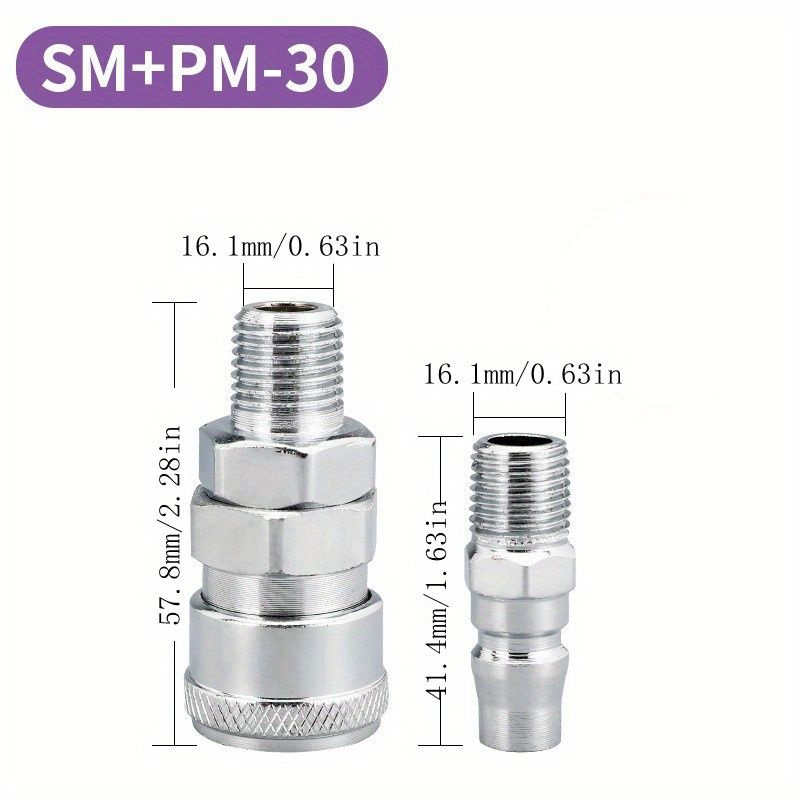 Быстроразъемный разъем для подключения воздушного шланга к компрессору ...