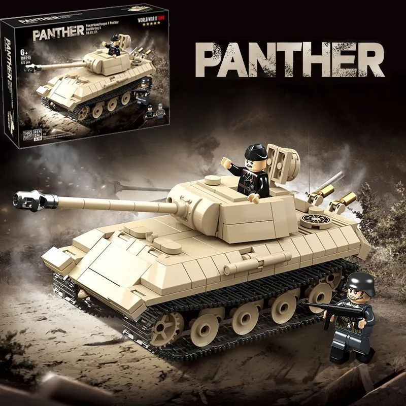Конструктор Военная техника Танк Пантера / Panther 100245 / 472 детали  #1