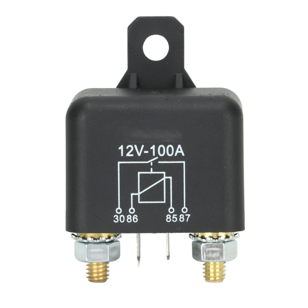 Реле стартера, электромагнитное, 4-контактное, 12 В, 100 А, НЕТ для ...