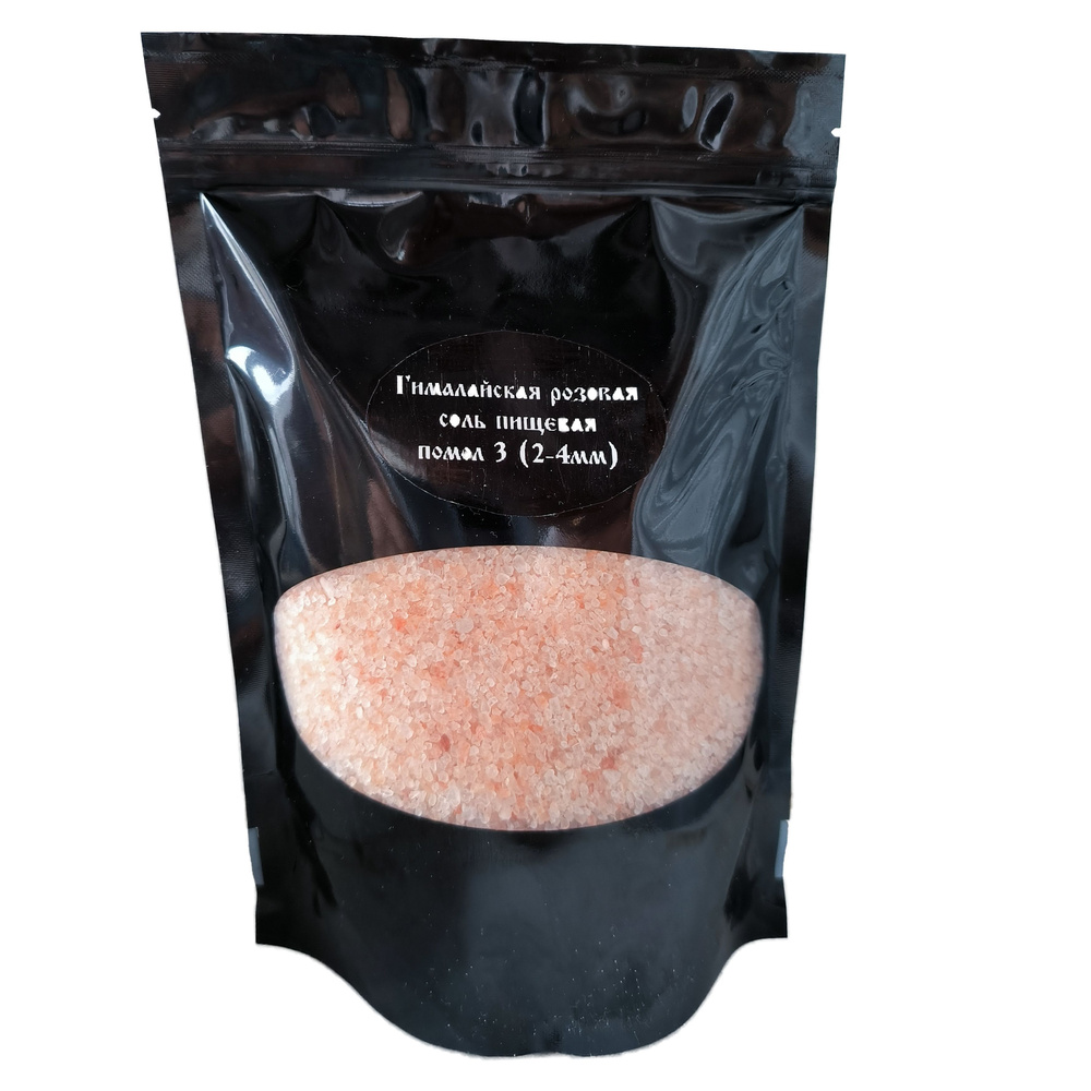 Гималайская пищевая розовая соль крупная 500г #1