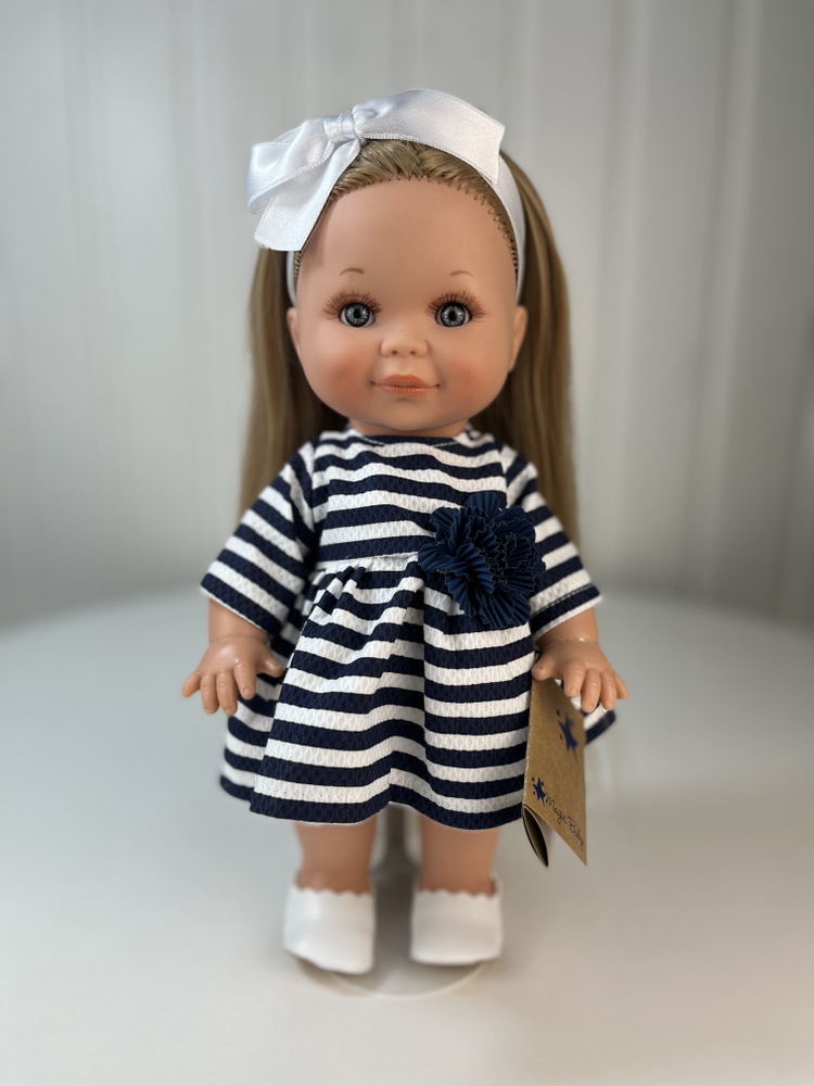 Кукла Lamagik "Бетти", в платье в полоску, 30 см, арт. 3142 #1