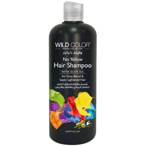 Wild color No Yellow Hair Shampoo Вайлд Колор Анти-жёлтый шампунь для осветленных и седых волос, 1000 #1