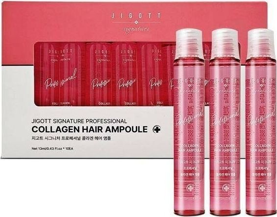 Jigott / Джигот Signature Professional Collagen Hair Ampoule Сыворотка для волос восстанавливающая с #1