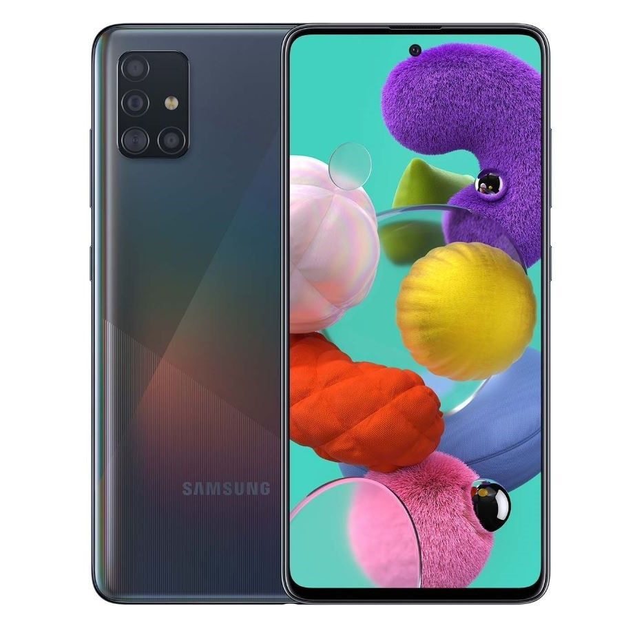 Samsung Смартфон Galaxy A51 4/64 ГБ, черный #1