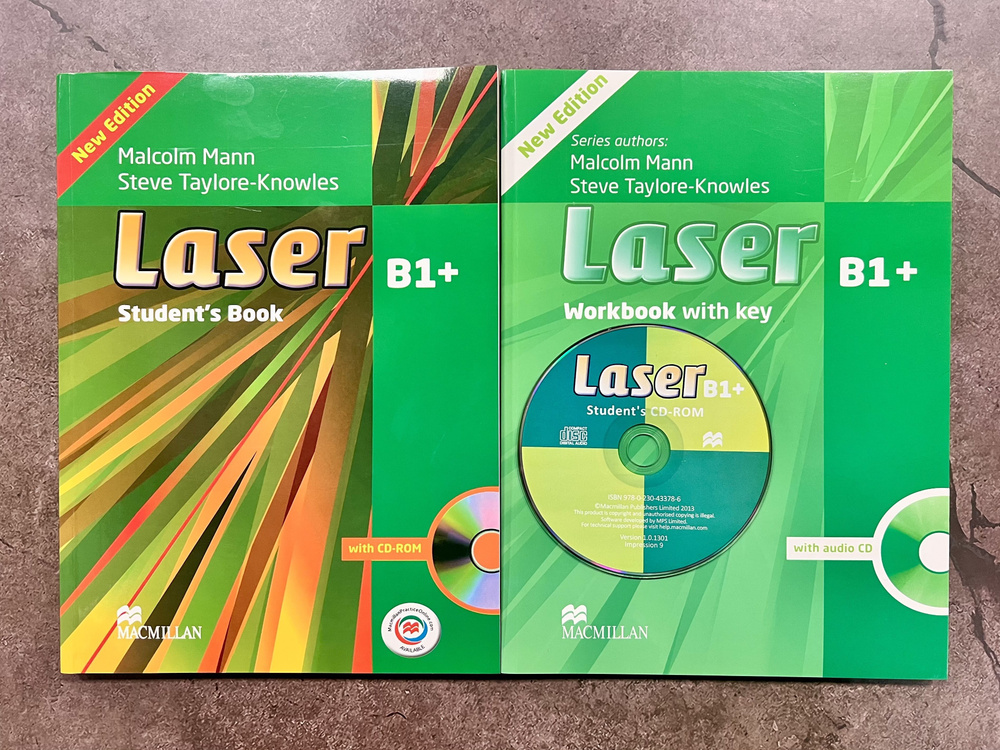 Laser New Edition B1+ (Учебник + Рабочая Тетрадь + CD/DVD.