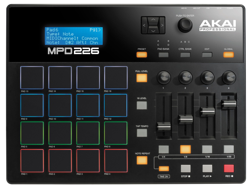 MIDI-контроллер AKAI MPD226 #1