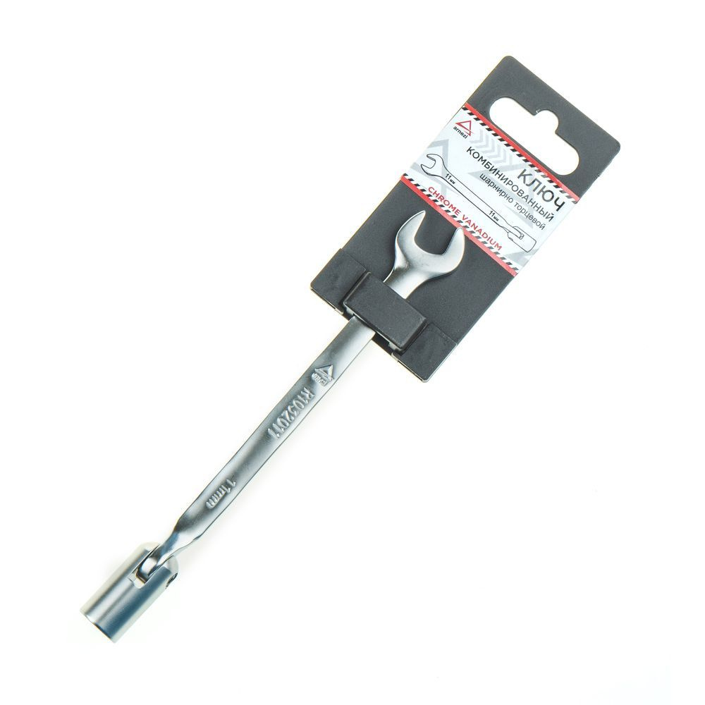 Ключ комбинированный 11 мм шарнирно торцевой ARNEZI R1032011 #1