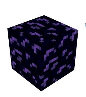 Светильник-ночник Minecraft Обсидиановый куб #1