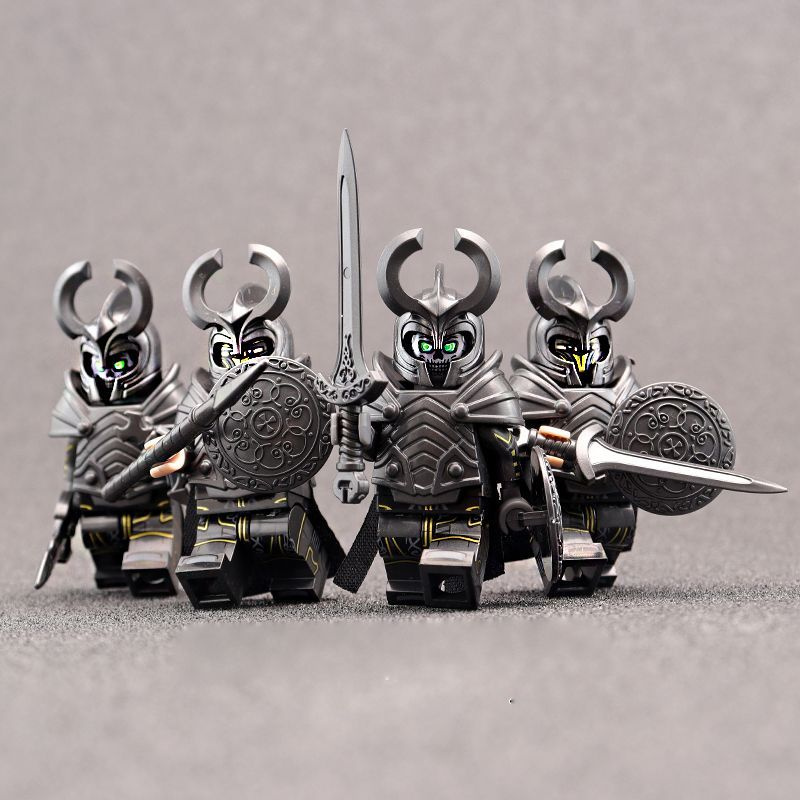 4 шт фигурок аниме совместим с лего минифигуркин Avengers Endgame-Asgard Minifigures 4.5cm  #1