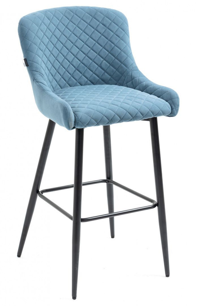 Барный стул Everprof Nico Ткань Голубой #1