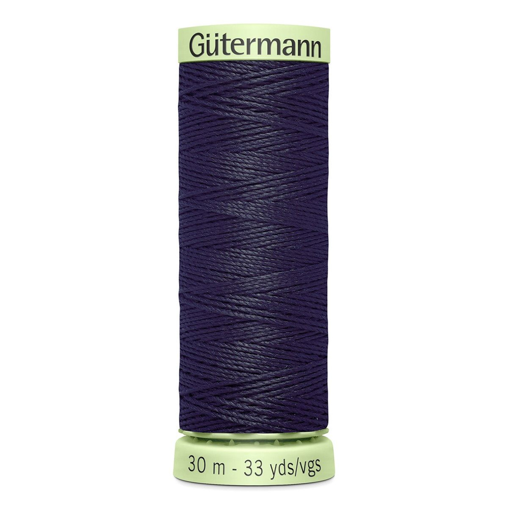 03 Нить Top Stitch 30/30 м для декоративной отстрочки, 100% полиэстер Gutermann 744506 (665 сине-черный) #1