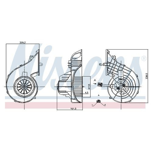 Вентилятор салона Nissens 87751 #1