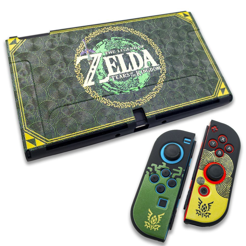 Силиконовый защитный чехол на игровую приставку Nintendo Switch Oled, The Legend of Zelda: Tears of the #1