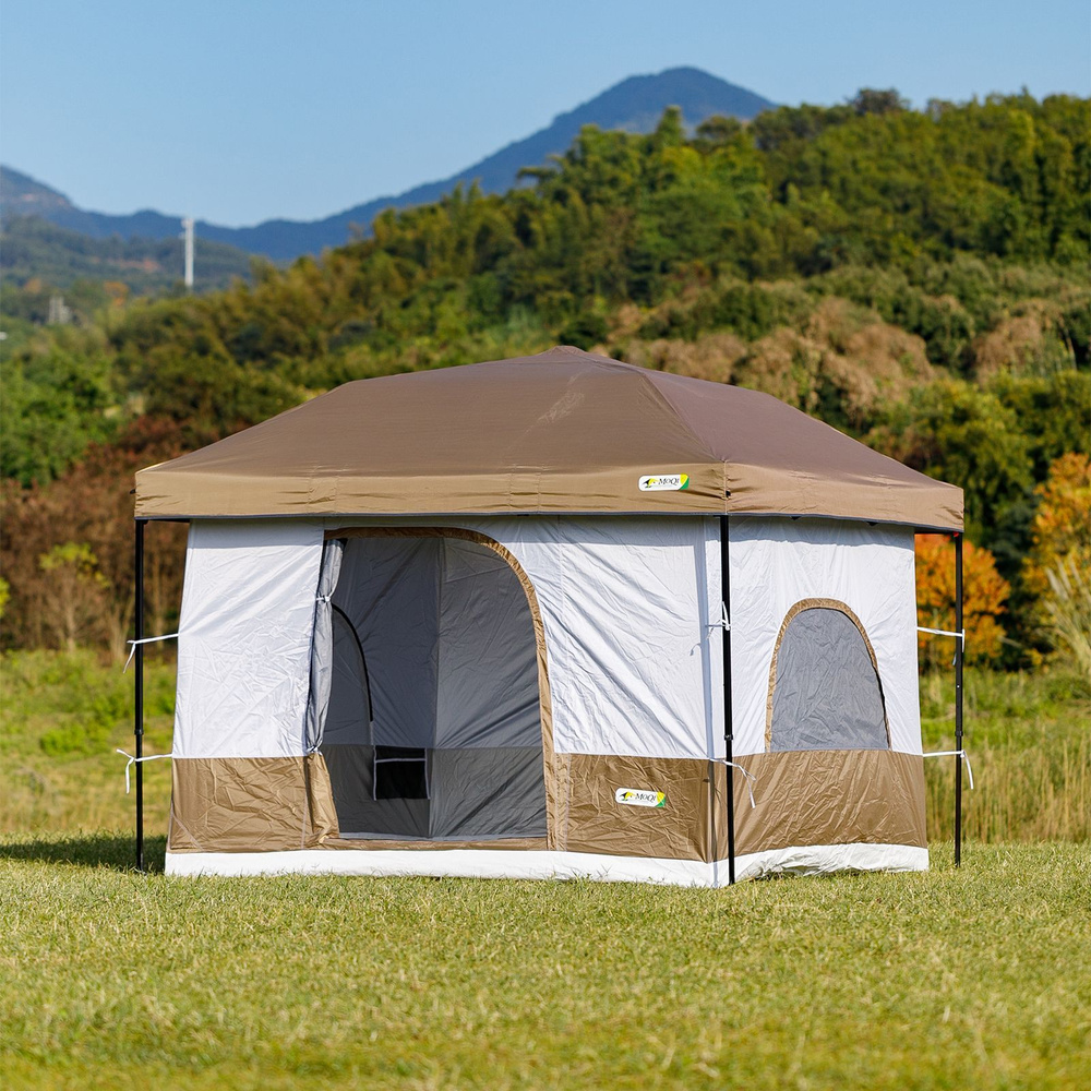 Палатка с выдвижным навесом, 3 х 3 м, палатка для кемпинга для ...