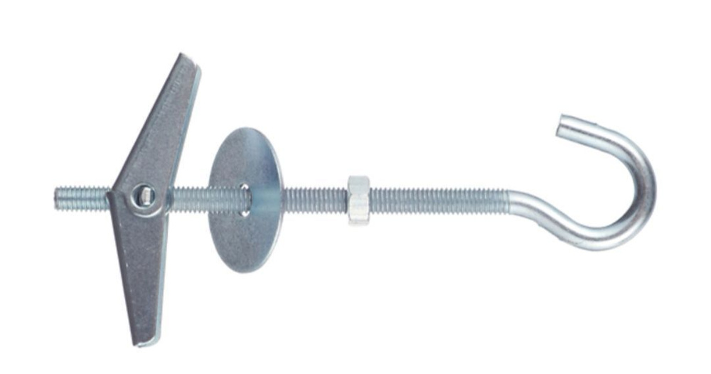 Дюбель складной пружинный L-образный крюк M5 100x16 мм (1 шт.)  #1