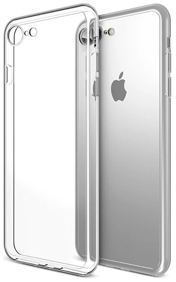 Силиконовый прозрачный чехол - накладка для iPhone 7 / 8 /SE 2020 / чехол на Айфон 7 / 8 /SE 2020  #1