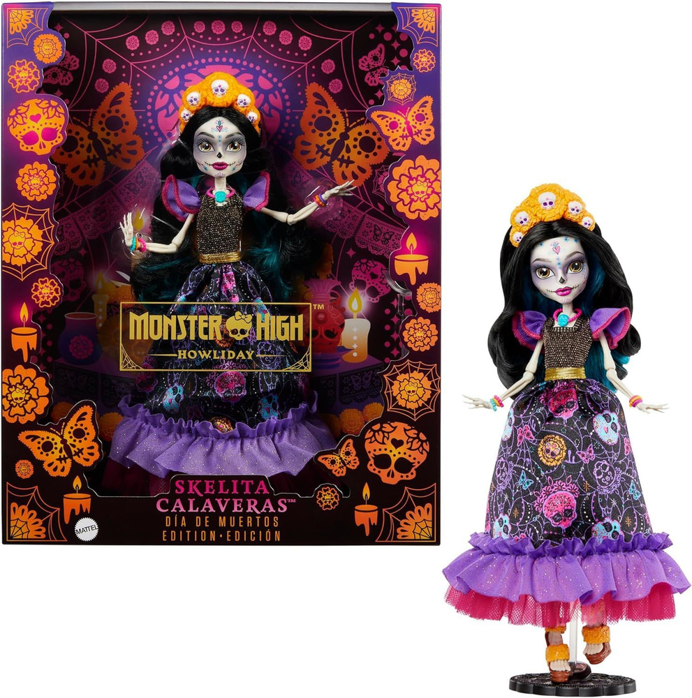 Монстер Хай Скелита Калаверас Monster High Skelita Calaveras Da De Muertos 2023  #1