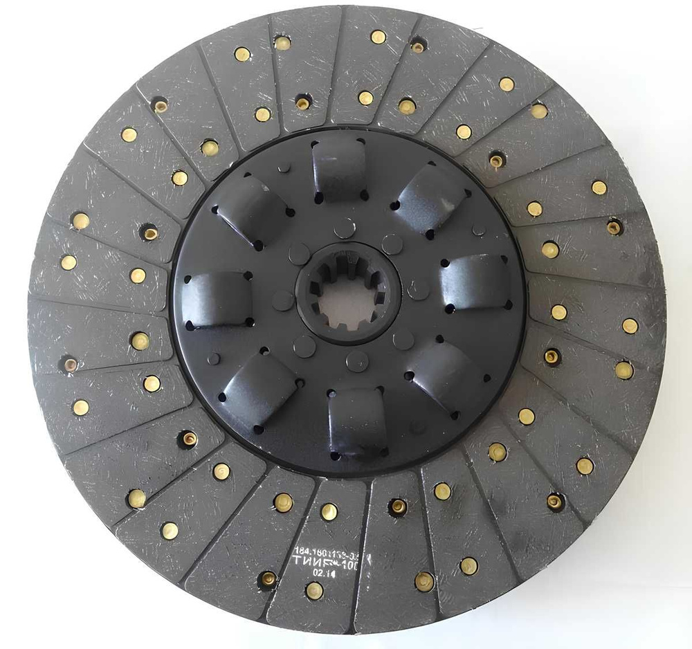 Диск сцепления МАЗ/УРАЛ/КрАЗ ЯМЗ-182 (СПЕЦМАШ) - СпецМаш арт. 182 ...