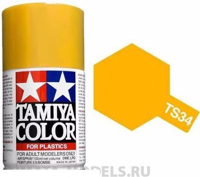 Tamiya 85034T TS-34 Camel Yellow - глянцевая #1