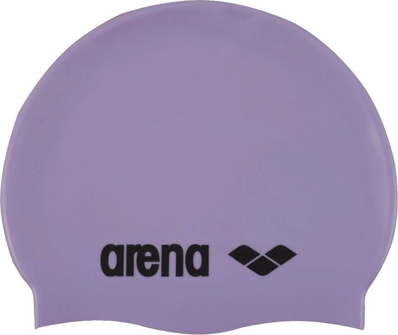 Шапочка для плавания Arena / Арена Classic Silicone для взрослых классическая, 100% силикон фиолетового #1