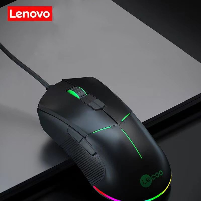 Игровая мышь проводная Lenovo MS109 MS109, черный - купить по выгодной ...