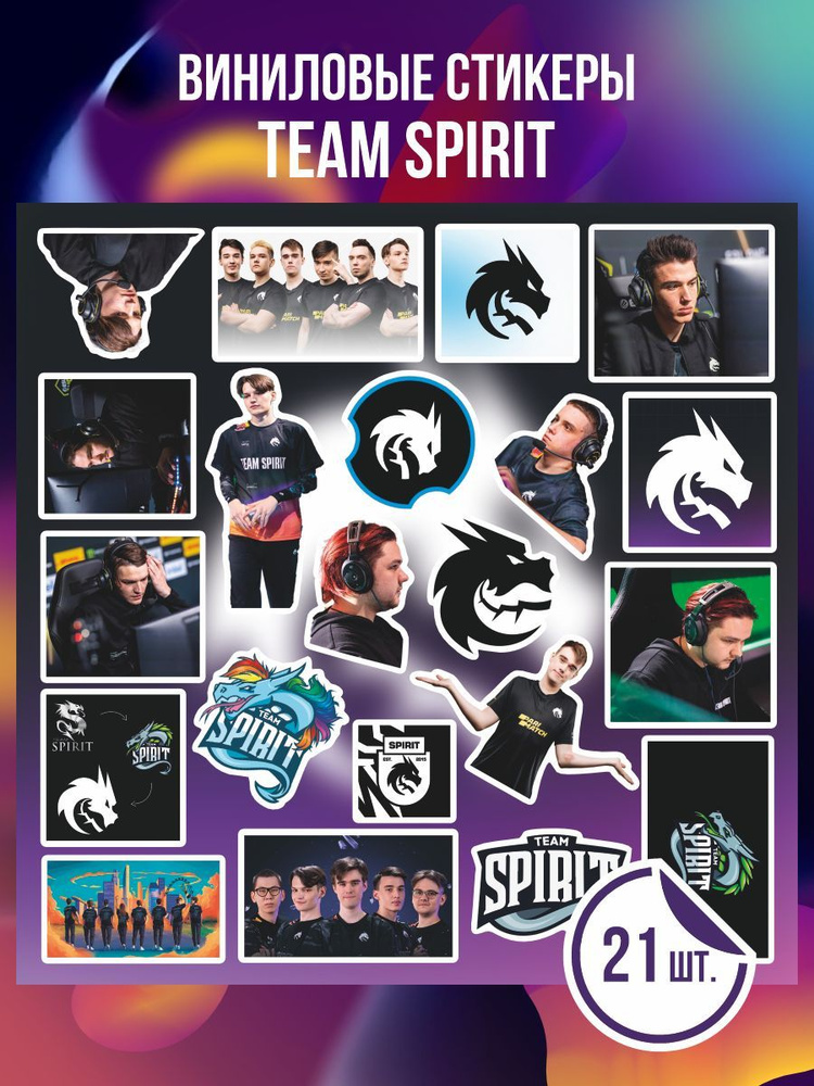 Наклейки Team Spirit #1
